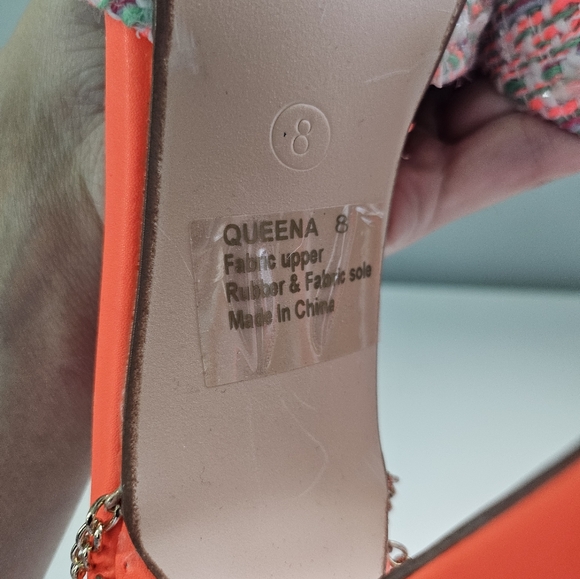 Lemon Drop by Privileged Queena Tweed Heels - Picture 8 of 8